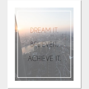 Achieve it Posters and Art